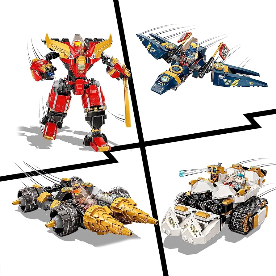 その他 Kaomade LEGO NINJAGO 71765 Wielofunkcyjny ultramech ninja: Zestawy